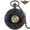 L'Audace - Montre de Poche Squelette Demi-Chasseur Or Rose - Noir - Gousset-heritage