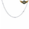 L'Audace Argent - Chaîne Gourmette Sautoir 4mm 925 Poli - 75cm - Gousset-heritage