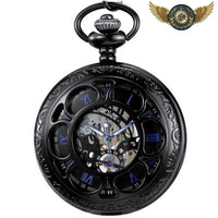 L'Audace Baroque - Montre Gousset Squelette Mécanique Demi-Chasseur - modèle Noir - Gousset-heritage