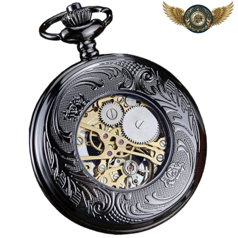 L'Audace Baroque - Montre Gousset Squelette Mécanique Demi-Chasseur - Vue 4 - Gousset-heritage