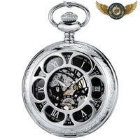L'Audace Baroque - Montre Gousset Squelette Mécanique Demi-Chasseur - modèle Argent - Gousset-heritage