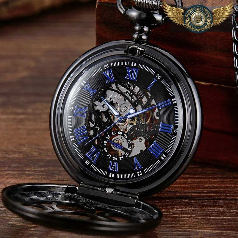 L'Audace Baroque - Montre Gousset Squelette Mécanique Demi-Chasseur - Vue 7 - Gousset-heritage