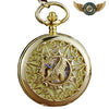 L'Audacieuse - Montre Gousset Mécanique Chasseur Escarpin - Or - Gousset-heritage