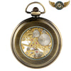 L'Automate Bronze Antique - Montre Gousset Squelette Mécanique - Vue 3 - Gousset-heritage