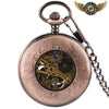 L'Automate Cuivré | Montre Gousset Squelette Automatique - Vue 3 - Gousset-heritage