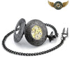 L'Automate Noir - Montre Gousset Mécanique Squelette Demi-Chasseur - Vue 4 - Gousset-heritage