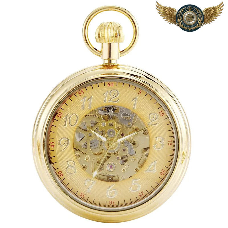 L'Automatique Dandy Tech - Montre Gousset Or Cœur Apparent - Vue 5 - Gousset-heritage