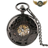 L'Automatiste – Montre Gousset Demi-Chasseur Squelette Noir - Noir - Gousset-heritage