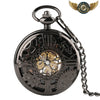 L'Automatiste – Montre Gousset Demi-Chasseur Squelette Noir - Vue 7 - Gousset-heritage