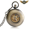L'Automaton Bronze Antique - Montre Gousset Squelette Automatique - Vue 5 - Gousset-heritage