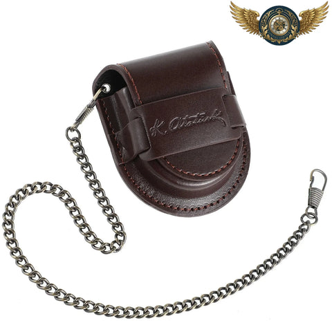 L'Aventurier - Chaîne de Sécurité Trouser-Clip Bronze Vieilli - Vue 1 - Gousset-heritage
