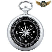 L'Aventurier Argenté - Montre Boussole Dandy Quartz - Gousset-heritage