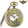 L'Aviateur - Montre à Gousset Chasseur Steampunk Quartz 45mm - Bronze - Gousset-heritage