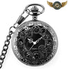L'Aviateur - Montre à Gousset Chasseur Steampunk Quartz 45mm - Noir - Gousset-heritage