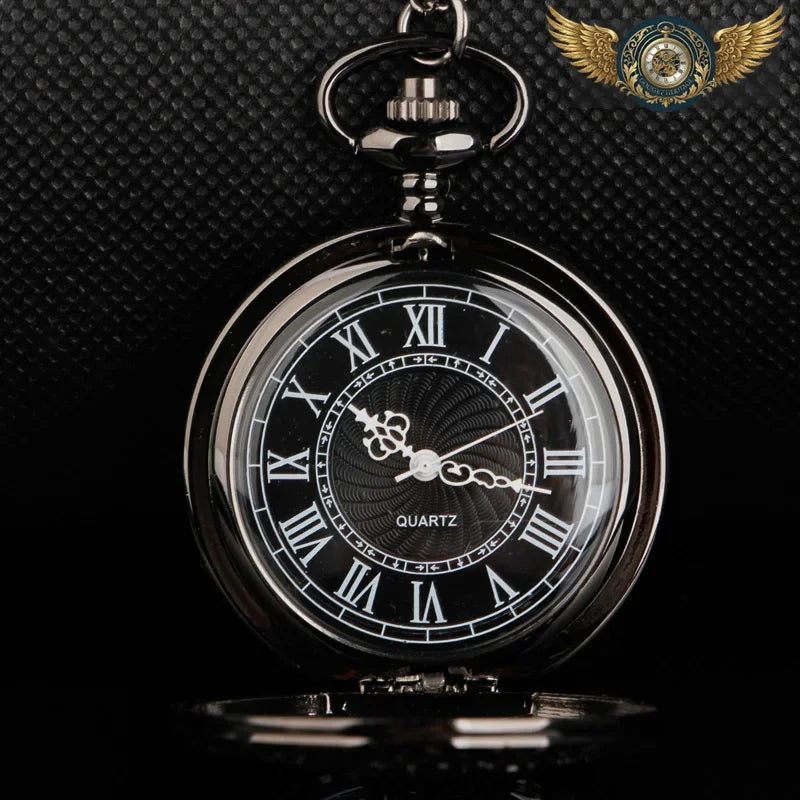 L'Aviateur - Montre à Gousset Chasseur Steampunk Quartz 45mm - Vue 7 - Gousset-heritage
