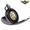 L'Ébène - Montre Gousset Mécanique Squelette Double Clapet - Vue 2 - Gousset-heritage