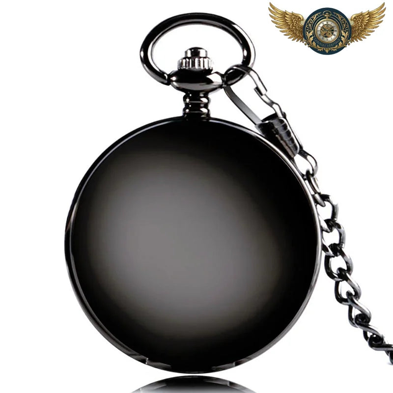 L'Ébène - Montre Gousset Mécanique Squelette Double Clapet - Vue 3 - Gousset-heritage