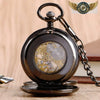 L'Ébène - Montre Gousset Mécanique Squelette Double Clapet - Vue 4 - Gousset-heritage