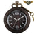 L'Ébène - Montre Gousset Quartz Bois & Bronze Patiné Contemporain - modèle Ebène - Gousset-heritage