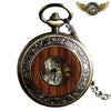 L'Ébéniste - Montre Gousset Mécanique Squelette Bois & Bronze Antique - Vue 3 - Gousset-heritage