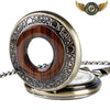 L'Ébéniste - Montre Gousset Mécanique Squelette Bois & Bronze Antique - Vue 4 - Gousset-heritage