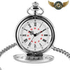 L'Éclat Miroir - Montre de Poche Quartz Chasseur & Triple Chaîne - Vue 2 - Gousset-heritage