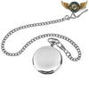 L'Éclat Miroir - Montre de Poche Quartz Chasseur & Triple Chaîne - Vue 3 - Gousset-heritage