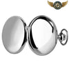 L'Éclat Miroir - Montre de Poche Quartz Chasseur & Triple Chaîne - Vue 4 - Gousset-heritage