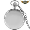 L'Éclat Miroir - Montre de Poche Quartz Chasseur & Triple Chaîne - Vue 5 - Gousset-heritage