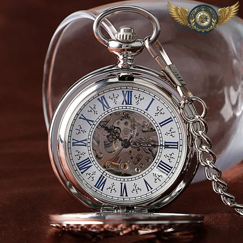 L'Éclat Solaire - Montre Gousset Squelette Automatique