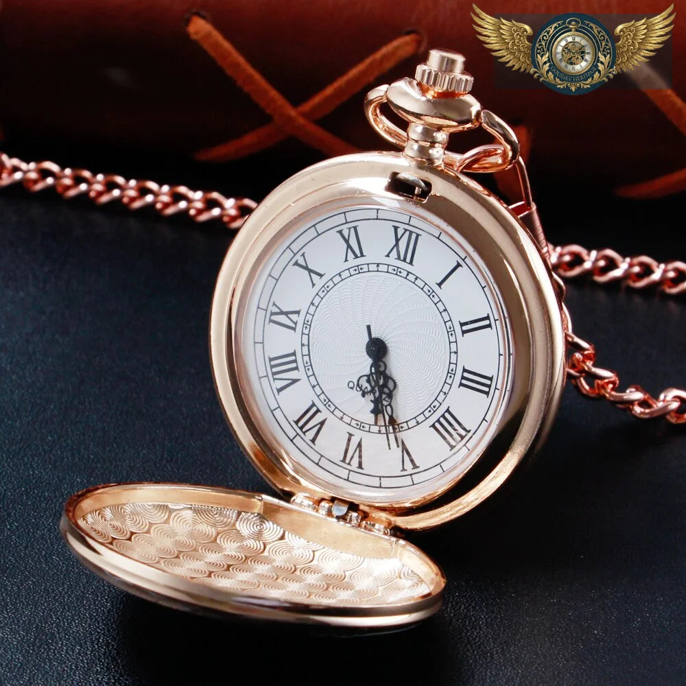 L'Éclat du Dandy - Montre Gousset Chasseur Or Rose Haute Précision - Vue 4 - Gousset-heritage