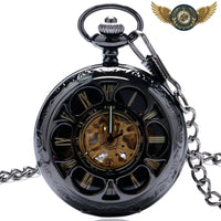 L'Éclipse Noire - Montre Gousset Mécanique Squelette Dandy - Gousset-heritage