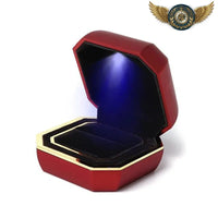L'Écrin Cérémonial - Boîte Présentation 1 Montre Gousset LED - modèle Rouge - Gousset-heritage