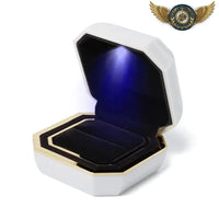 L'Écrin Cérémonial - Boîte Présentation 1 Montre Gousset LED - modèle Blanc - Gousset-heritage