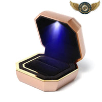 L'Écrin Cérémonial - Boîte Présentation 1 Montre Gousset LED - modèle Or rose - Gousset-heritage