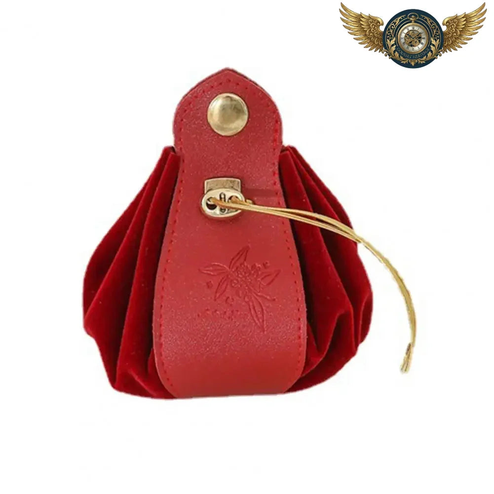 L'Écrin Cérémonial - Pochette Velours 1 Montre Gousset - Rouge - Gousset-heritage