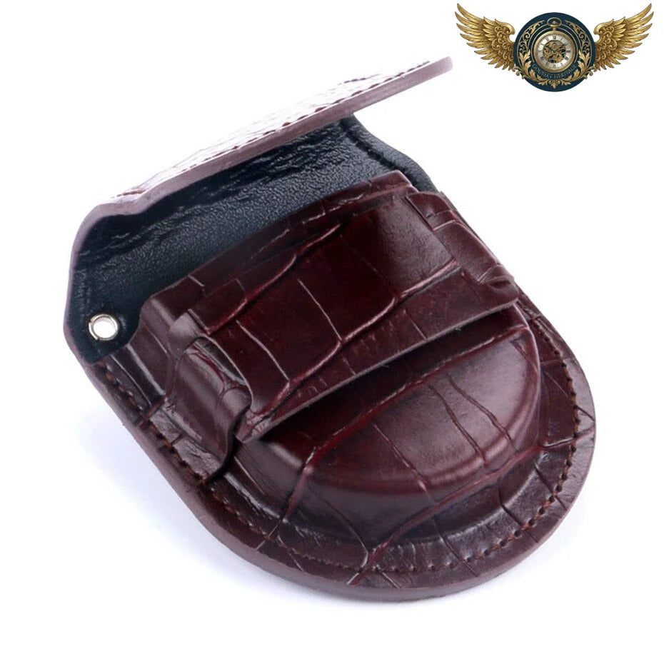 L'Écrin Croco Baroudeur | Chaîne Forçat & Bronze Patiné - Vue 2 - Gousset-heritage