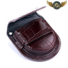 L'Écrin Croco Baroudeur | Chaîne Forçat & Bronze Patiné - Vue 2 - Gousset-heritage