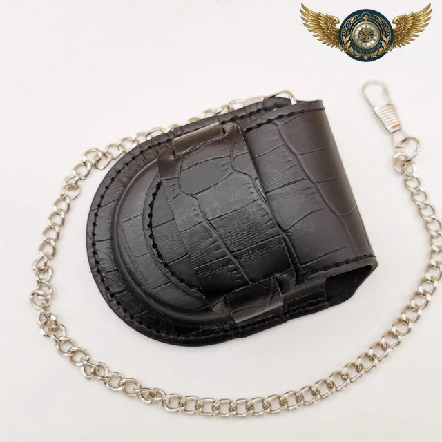 L'Écrin Héritage - Étui Simili-cuir pour Montre Gousset Marron - 3 - Gousset-heritage