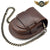 L'Écrin du Gentleman – Étui Ceinture & Chaîne Sûreté Gourmette - modèle Marron - Chaine bronze - Gousset-heritage