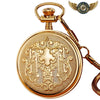 L'Écusson Royal - Montre Gousset Mécanique Or Gravée - Vue 2 - Gousset-heritage