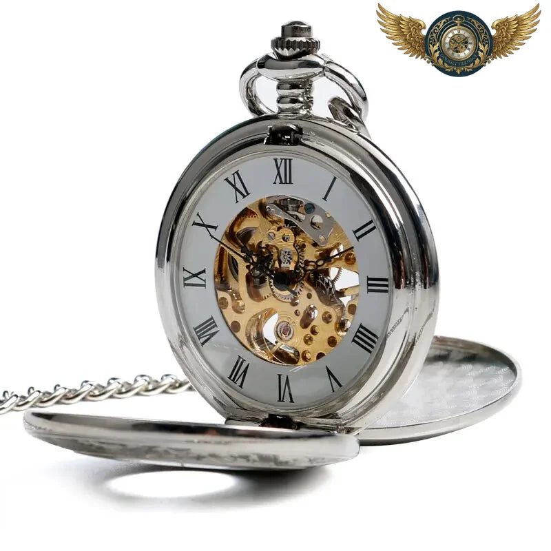 L'Édouardien - Montre Gousset Ciselée Cœur Apparent - Vue 2 - Gousset-heritage
