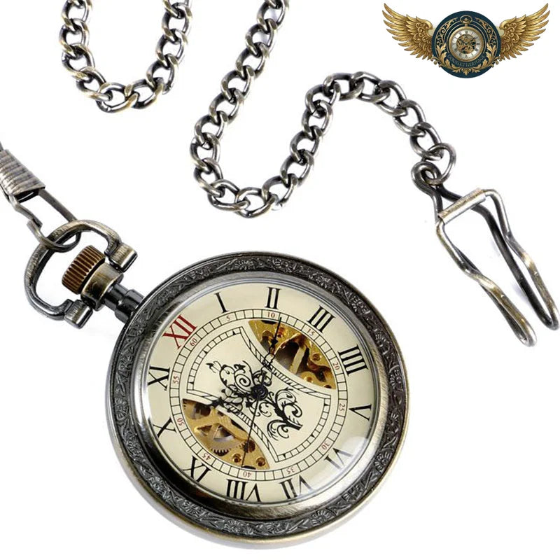 L'Édouardienne - Montre Gousset Mécanique Open Face Bronze Antique - Vue 5 - Gousset-heritage