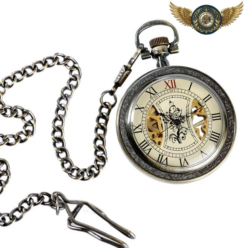 L'Édouardienne - Montre Gousset Mécanique Open Face Bronze Antique - Vue 6 - Gousset-heritage