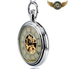 L'Élégance Automatique - Montre Gousset Squelette Acier Poli 50mm - Vue 3 - Gousset-heritage