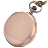 L'Élégance Chasseur Or Rose - Montre de Poche Quartz 45 mm - Vue 4 - Gousset-heritage