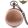 L'Élégance Cuivrée - Montre de Poche à Clapet Quartz Or Rose - Vue 1 - Gousset-heritage