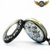 L'Élégance Florale - Montre Gousset Automatique Demi-Chasseur Bronze - Vue 6 - Gousset-heritage