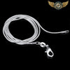 L'Élégance Fluide - Chaîne Pendentif Serpent Argent 925 - Vue 3 - Gousset-heritage