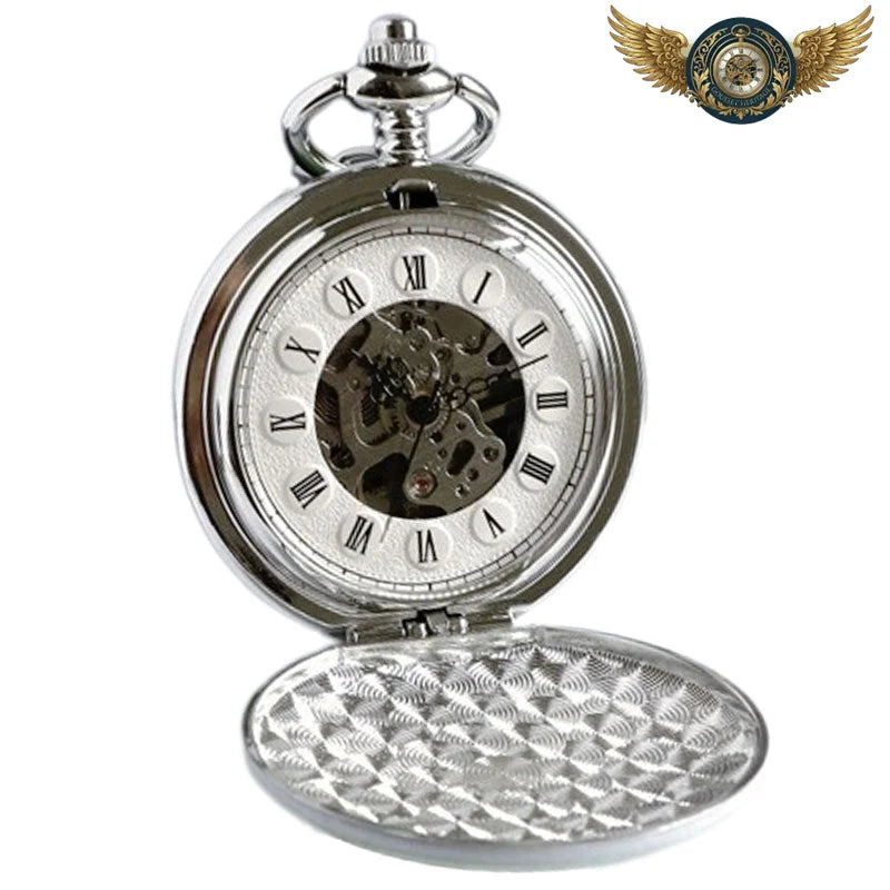 L'Élégance Marbrée - Montre Gousset Mécanique Squelette - Vue 3 - Gousset-heritage